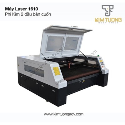 Máy Laser 1610 Phi Kim 2 Đầu Bàn Cuộn - Chuyên Cắt Vải