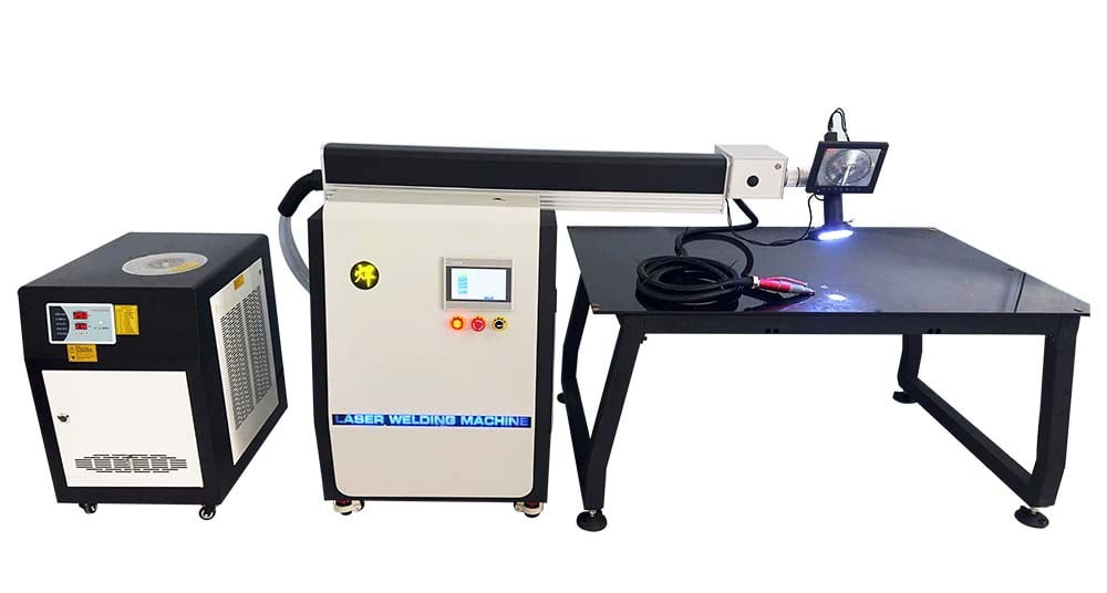 Máy Hàn Chân Chữ Bàn Liền Có Tay Cầm Laser 300w 500w 0