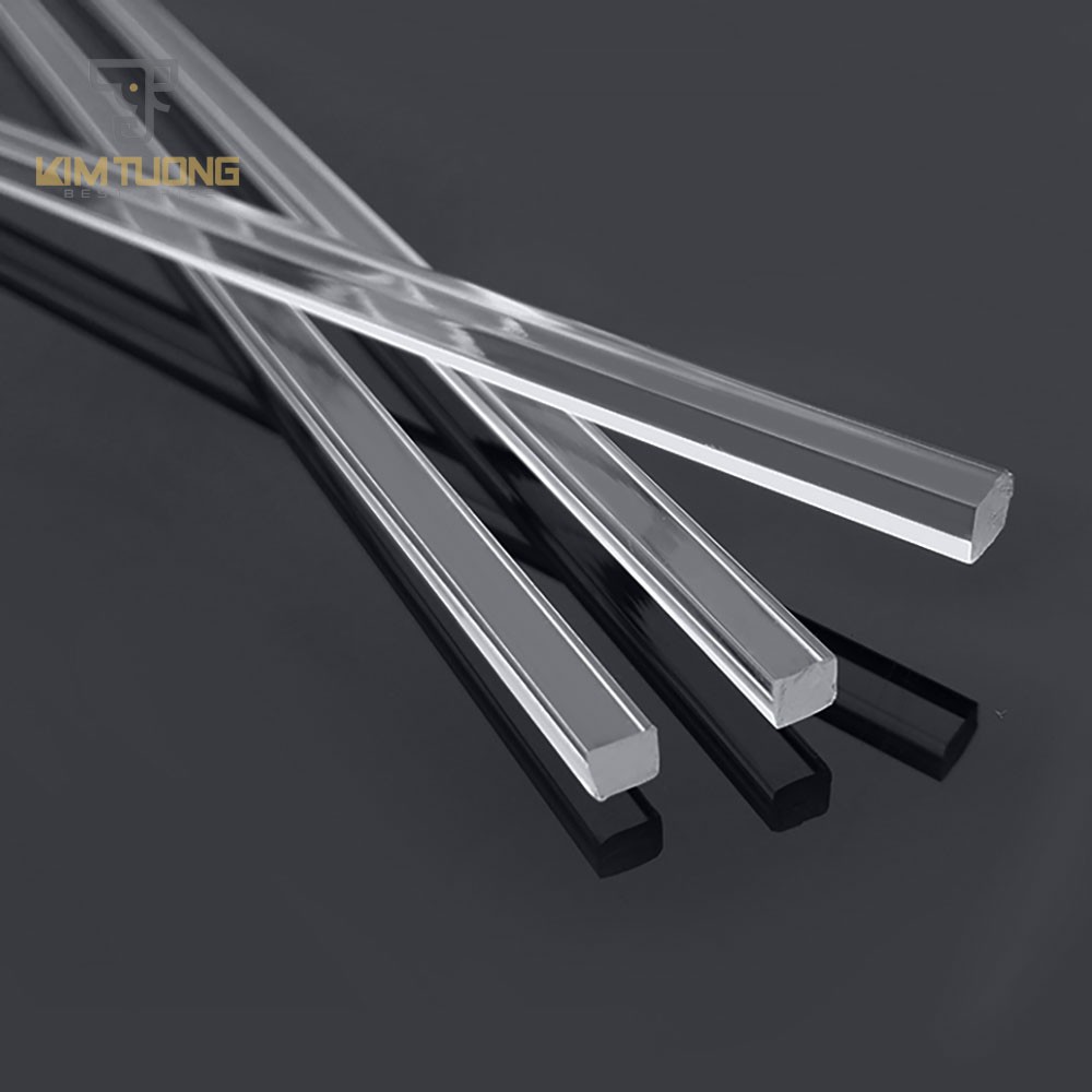 Thanh Nẹp Mica Vuông 4 mm