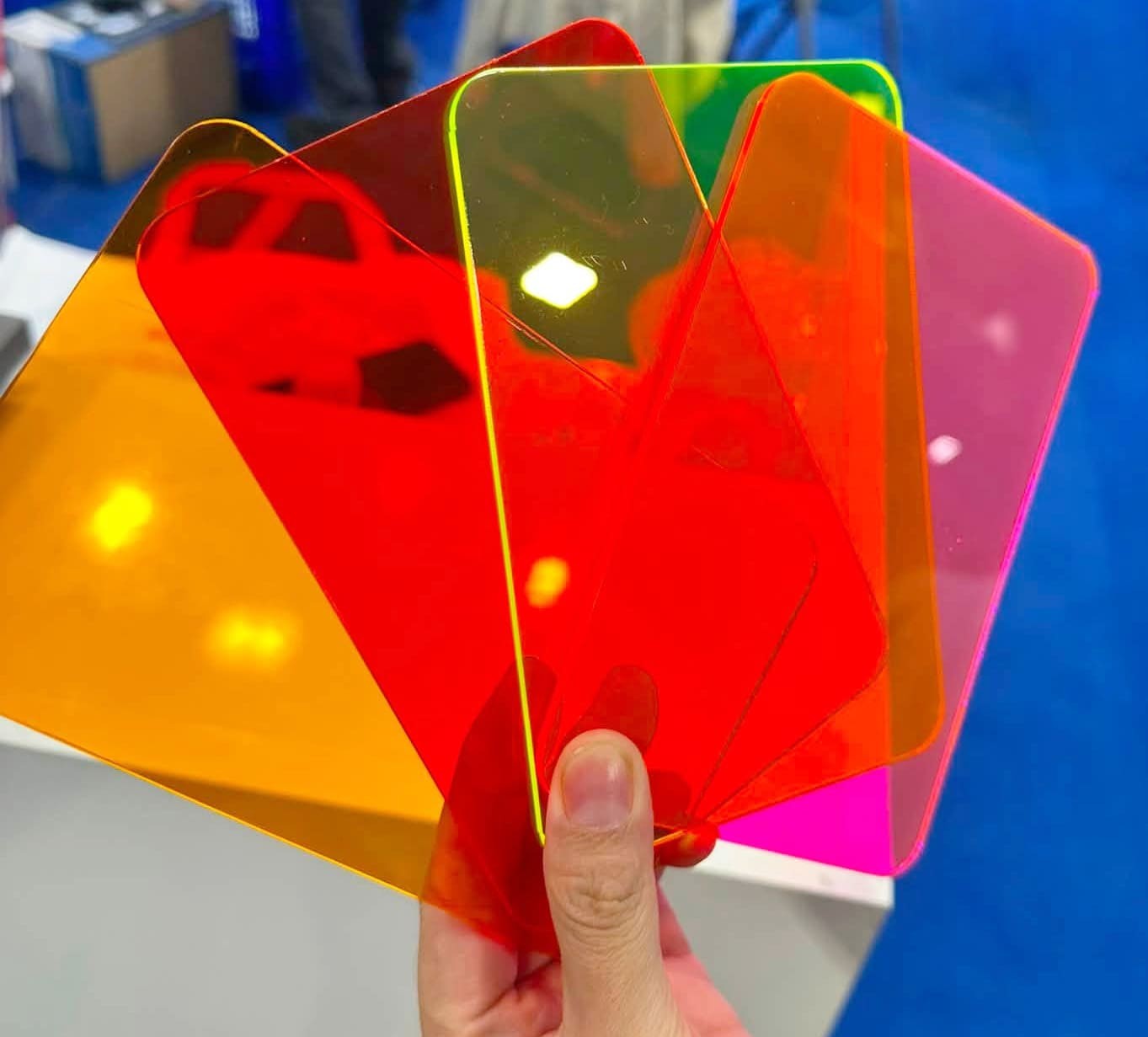 Tấm Mica Huỳnh Quang Phát Sáng 0