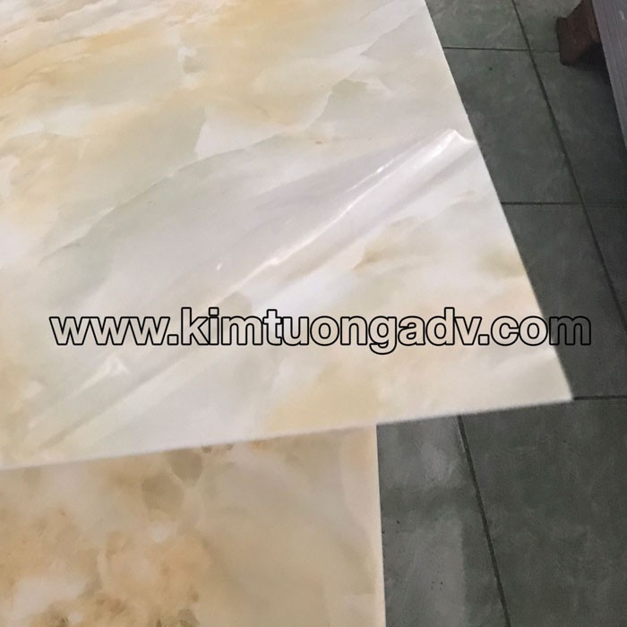 Tấm Nhựa PVC Xuyên Sáng Vân Đá - Tấm Nhựa Giả Đá 1