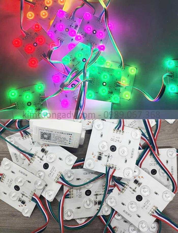 LED 24V Module 6 Bóng Full Màu Siêu Sáng - Kim Tưởng ADV 0