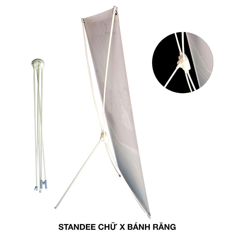 Standee Chữ X Bánh Răng